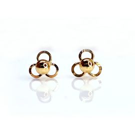 Brinco Florzinha em Ouro 18k Polido - Helder Joalheiros