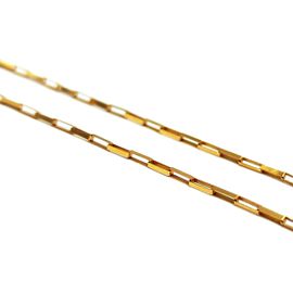 Corrente em Ouro 18k Cadeado Quadrado Médio com 55 Milímetros - Helder Joalheiros