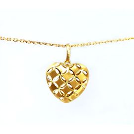Pingente em Ouro 18k Coração Diamantado Fosco - Helder Joalheiros 