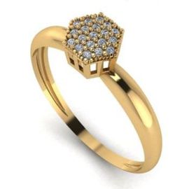 Anel em Ouro 18k com Diamantes - Helder Joalheiros