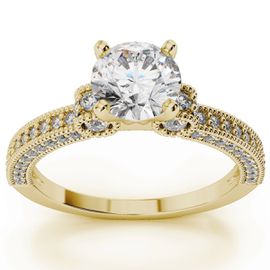 Anel Solitário em Ouro 18k com Diamante de 35 Pontos - Helder Joalheiros