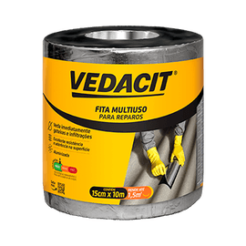 Vedacit Fita Multiuso 15cm X 10m - Hidráulica Tropeiro