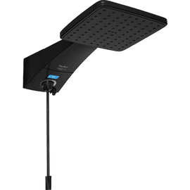 Ducha Digital Quadratta Plus Black 7700w 220v Hydr - Hidráulica Tropeiro