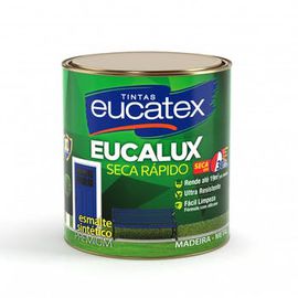 Eucalux Esmalte Sintético Brilho Preto 225ML Eucat... - Hidráulica Tropeiro