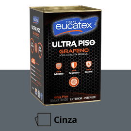 EUCATEX ULTRA PISO GRAFENO CINZA - 18L - Hidráulica Tropeiro