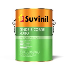 Suvinil Rende e Cobre muito fosco Branco 3,6L - Hidráulica Tropeiro