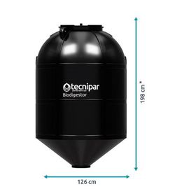 Fossa Biodigestor Tecnipar 1500L - Hidráulica Tropeiro