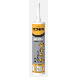 VED SELANTE PU CONSTRUÇÃO BRANCO 360GR - Hidráulica Tropeiro