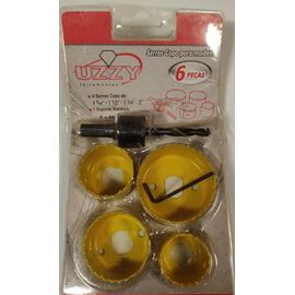 Kit Serra Copo 6 peças p/ Madeira 1.1/4 - Hidráulica Tropeiro