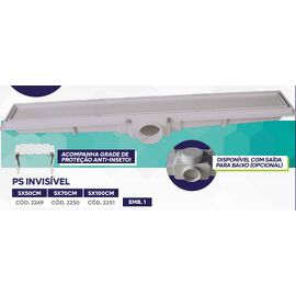 EST RALO PREMIUM LINEAR INV 5X50CM TP PS - Hidráulica Tropeiro