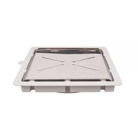 EST RALO PREMIUM QUAD INV 10X10CM TP INOX - Hidráulica Tropeiro