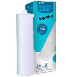 Refil P/ Filtro Ponto de Entrada Branco FPE-02R - ... - Hidráulica Tropeiro