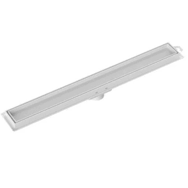 Ralo Linear Invisível 90cm Branco - Tigre - Hidráulica Tropeiro
