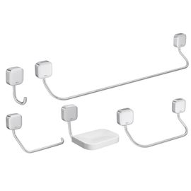 Kit de Acessório para banheiro Pix c/ 5 peças - De... - Hidráulica Tropeiro