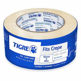 Fita Crepe 48mm x 50M Tigre - Hidráulica Tropeiro