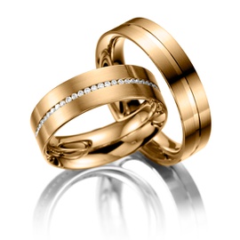 Aliança de Casamento em Ouro Rosê - Helder Joalheiros