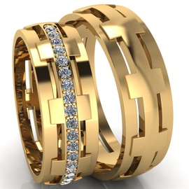 Aliança de Casamento em Ouro 18k - Helder Joalheiros