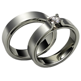 Aliança de Casamento em Ouro Branco com Diamantes ... - Helder Joalheiros