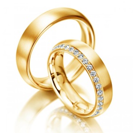 Aliança de Casamento com Diamantes - Helder Joalheiros