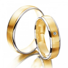 Aliança de Casamento em Ouro 18k com Brilhantes - Helder Joalheiros