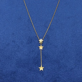 Gargantilha em Ouro 18k com Estrelas - Helder Joalheiros