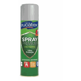 EUCATEX SPRAY METALIZADO PRATA 350ML - Hidráulica Tropeiro