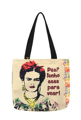 BOOK BAG FRIDA KAHLO - Cru - Tertúlia Produtos Literários