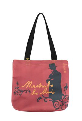 BOOK BAG MACHADO DE ASSIS - Marrom - Tertúlia Produtos Literários