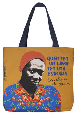 BOLSA CAROLINA DE JESUS - Mostarda - Tertúlia Produtos Literários