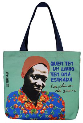 BOLSA CAROLINA DE JESUS - Verde - Tertúlia Produtos Literários