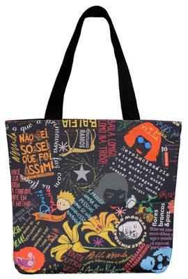 BOLSA COLETÂNEA - Preta - Tertúlia Produtos Literários