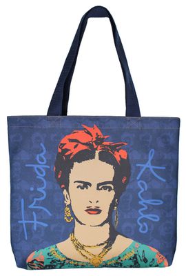 BOLSA FRIDA OLHOS - Marinho - Tertúlia Produtos Literários