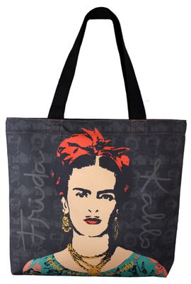BOLSA FRIDA OLHOS - Preta - Tertúlia Produtos Literários