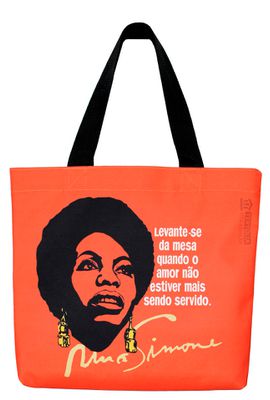 BOLSA NINA SIMONE - Vermelha - Tertúlia Produtos Literários