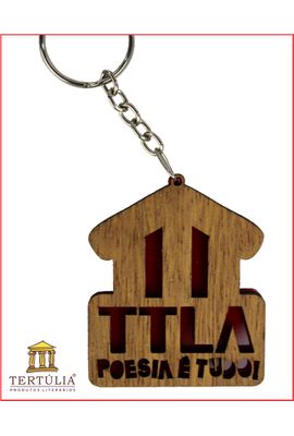 CHAVEIRO MADEIRA TERTÚLIA - Vermelho - Tertúlia Produtos Literários