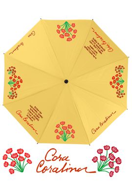 GUARDA-CHUVA CORA CORALINA - Policarbono (amarelo) - Tertúlia Produtos Literários