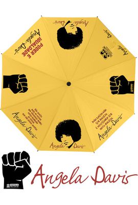 GUARDA-CHUVA ANGELA DAVIS - Amarelo - Tertúlia Produtos Literários