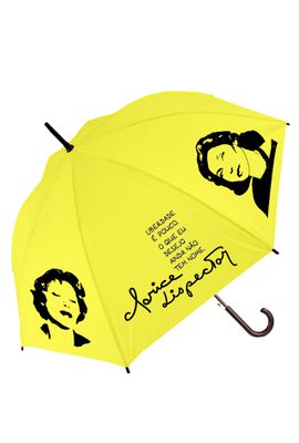 GUARDA-CHUVA CLARICE - Amarelo - Tertúlia Produtos Literários