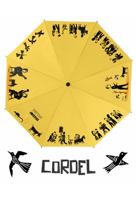 GUARDA-CHUVA CORDEL - Amarelo - Tertúlia Produtos Literários
