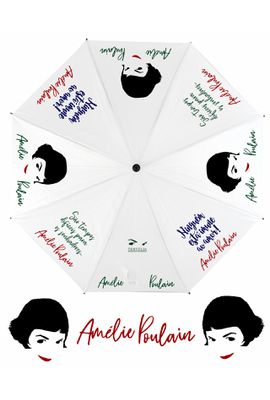 GUARDA-CHUVA AMELIE POULAIN - Branco - Tertúlia Produtos Literários