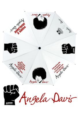 GUARDA-CHUVA ANGELA DAVIS - Branco - Tertúlia Produtos Literários