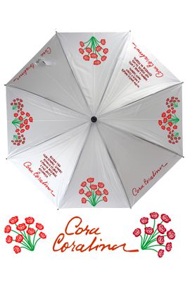 GUARDA-CHUVA CORA - Branco - Tertúlia Produtos Literários