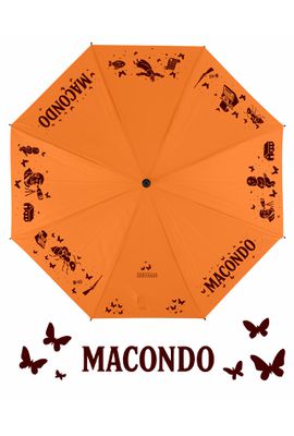 GUARDA-CHUVA MACONDO - Laranja - Tertúlia Produtos Literários