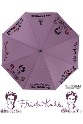 GUARDA-CHUVA FRIDA - Roxo - Tertúlia Produtos Literários