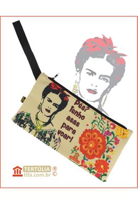 NÉCESSAIRE FRIDA - Cru - Tertúlia Produtos Literários