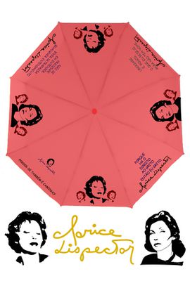 SOMBRINHA CLARICE - Vermelha - Tertlia Produtos Literrios