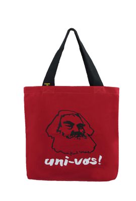 BOLSA KARL MARX - Vermelha - Tertúlia Produtos Literários