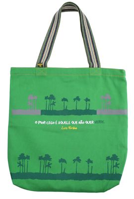 BOLSA TURIBA - Verde - Tertúlia Produtos Literários