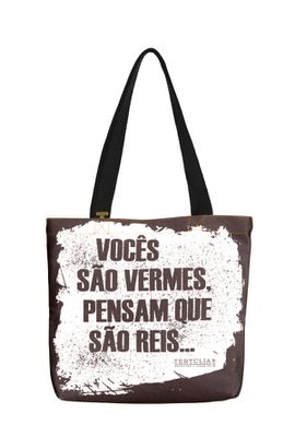 BOOK BAG CAPITAL INICIAL - Preta - Tertúlia Produtos Literários