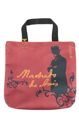 BOOK BAG MACHADO DE ASSIS - Marrom - Tertúlia Produtos Literários